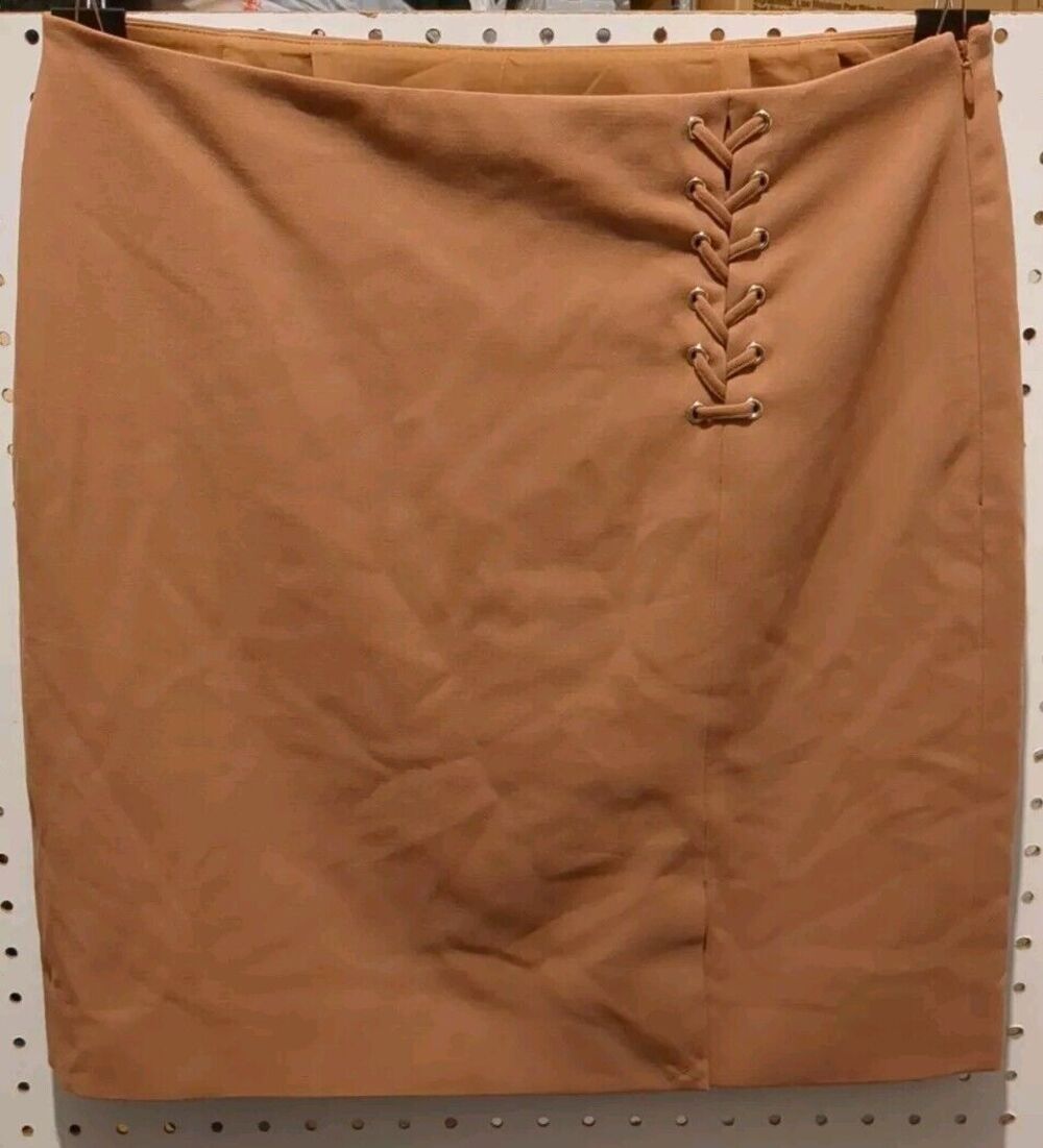 White House Black Market Brown Skirt Size 10